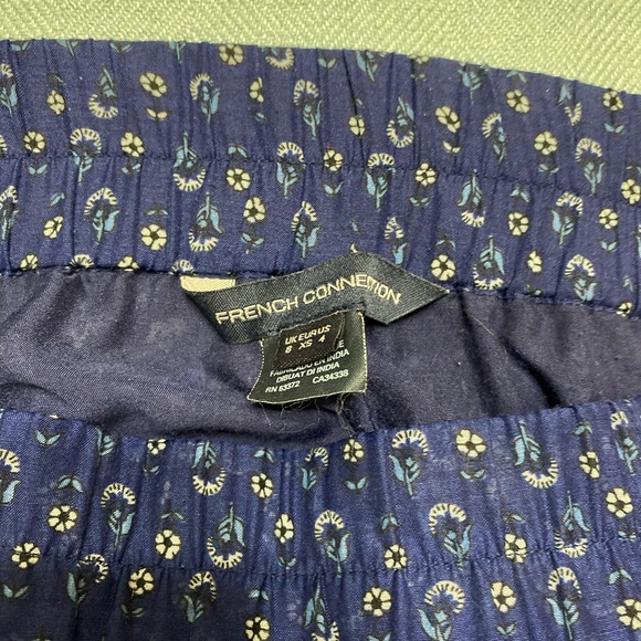 French Connection Beach Cover Up Wide Leg Pants - Picture 4 of 5